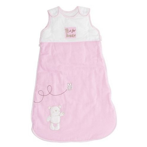 Image of Obaby B Is For Bear Pink 2.5 Tog Sleeping Bag - 0-6 Months