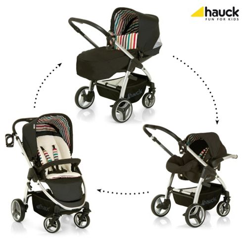 Image of Hauck Lacrosse Shop N Drive Travel System, Stone