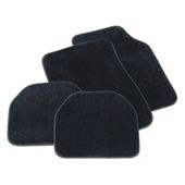 Tesco Car Mats 4 Set Luxury Carpet Black