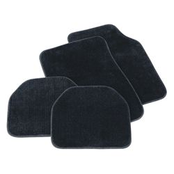 Tesco Car Mats 4 Set Luxury Carpet Black