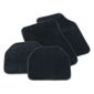 Tesco Car Mats 4 Set Luxury Carpet Black