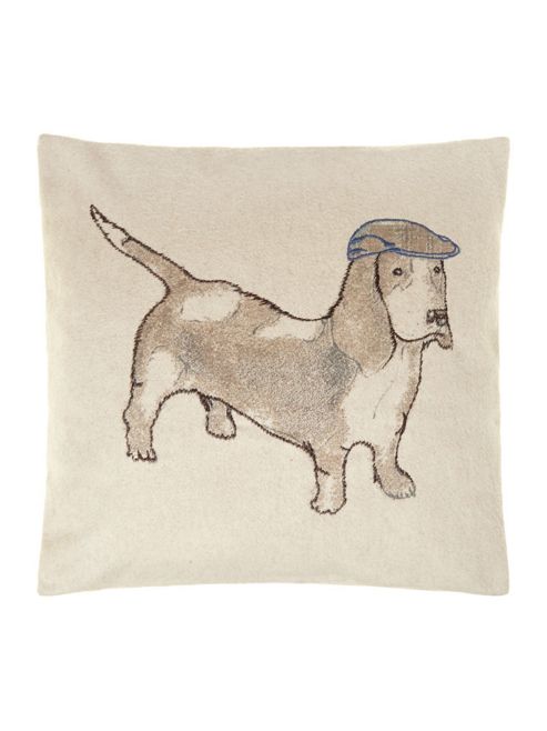 Image of Dickins & Jones Bernie The Dog Printed Cushion