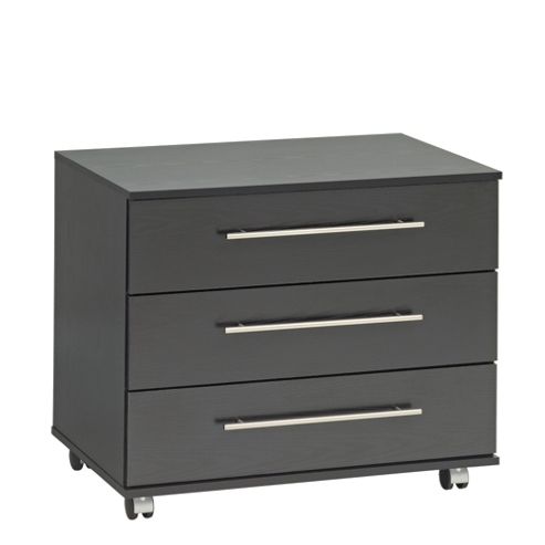 Image of Ideal Furniture Bobby 3 Drawer Chest - Black
