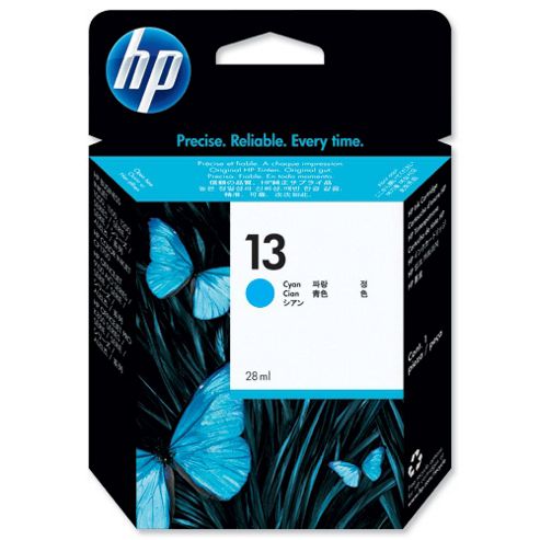 Image of Hp 13 Printer Ink Cartridge - Cyan