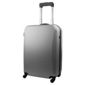 Tesco 4-Wheel Hard Shell Suitcase, Silver Small