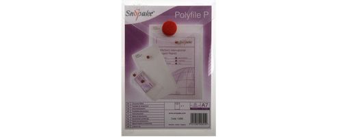 Image of Snopake Polyfile Wallet A7 Clear 13306