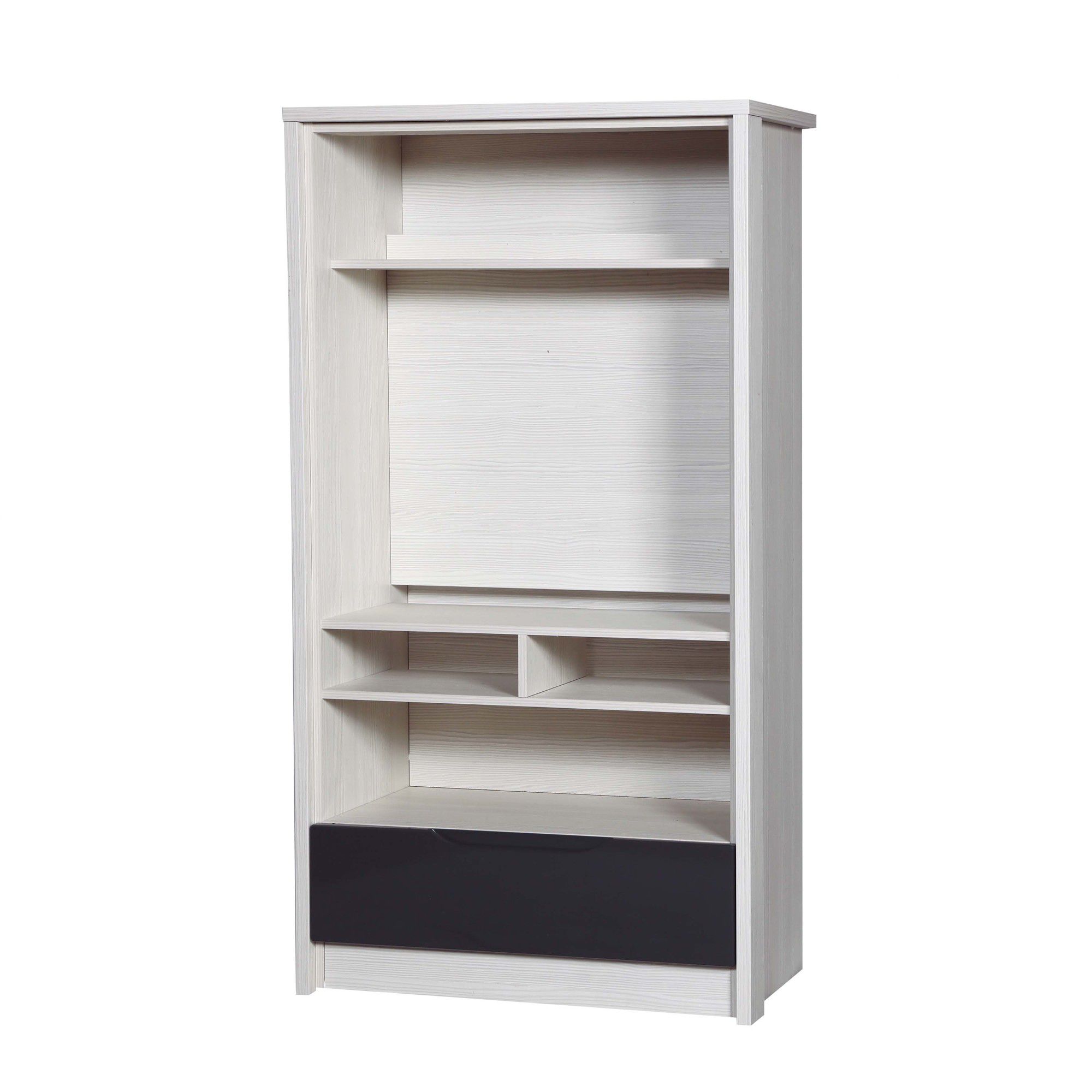 Alto Furniture Avola TV Cabinet - White Avola Carcass With Grey Gloss at Tesco Direct