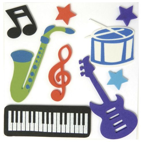 Image of Music Foam Sticker Tub