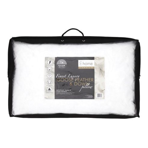Image of Catherine Lansfield Home Signature Goose Feather And Down - Pillow