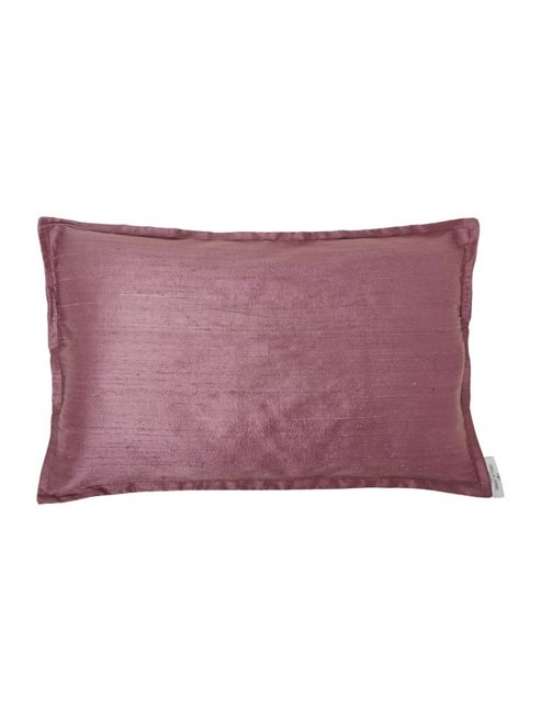 Image of Pied A Terre Slub Silk Cushion Purple