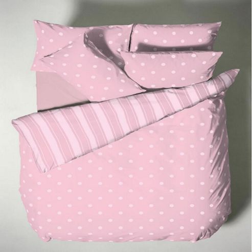 Image of Pink Polka Dot Single Bedding