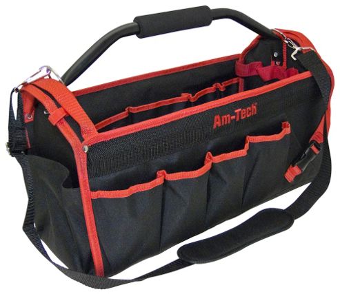 Image of Am-tech Tool Caddy Holdall With Aluminium Handle