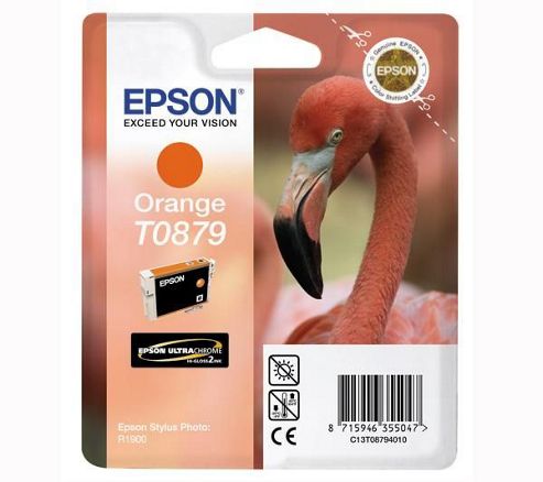 Image of Epson Singlepack Orange T0879 Ultra Gloss High-gloss 2