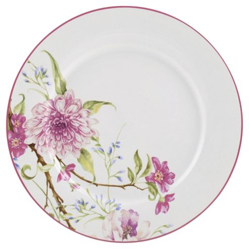 Image of Tesco China Blossom Porcelain Dinner Plate