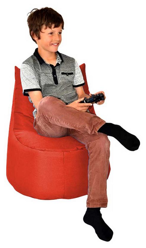 Image of Valufurniture Large Gamer Red Bean Bag