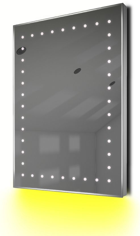 Image of Ambient Shaver Led Bathroom Illuminated Mirror With Demister Pad & Sensor K169y