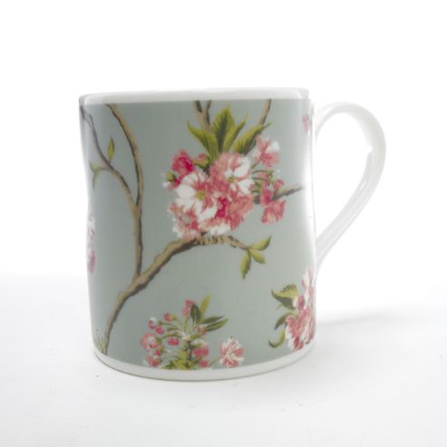 Image of Nina Campbell Single Bone China Blossom Pink Mug