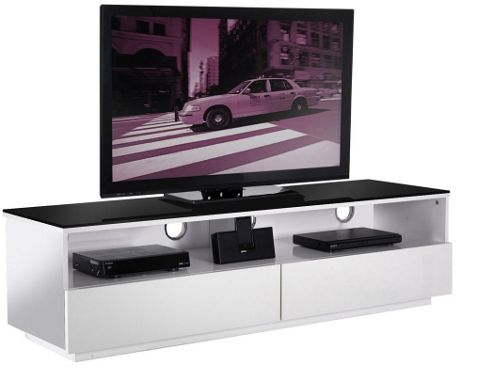 Image of Uk-cf High Gloss White Cabinet For Tvs Up To 60 Inch