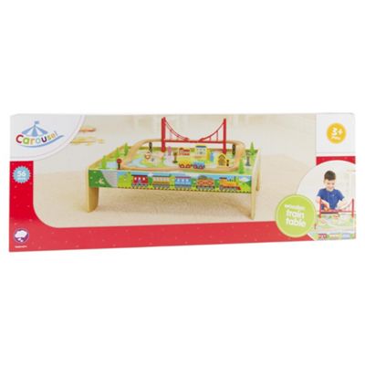 tesco train table