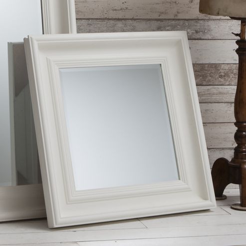 Image of Gallery Burwell Square Mirror - Cream