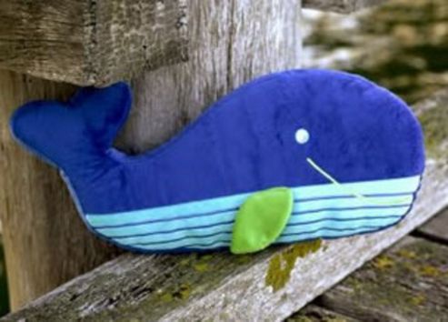 Image of Whale Shaped Scatter Cushion