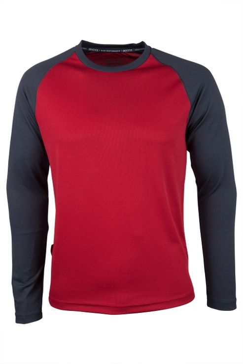 Image of Endurance Mens Long Sleeve T-shirt - Red