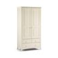 Julian Bowen Cameo Combination Wardrobe in Off White Lacquer