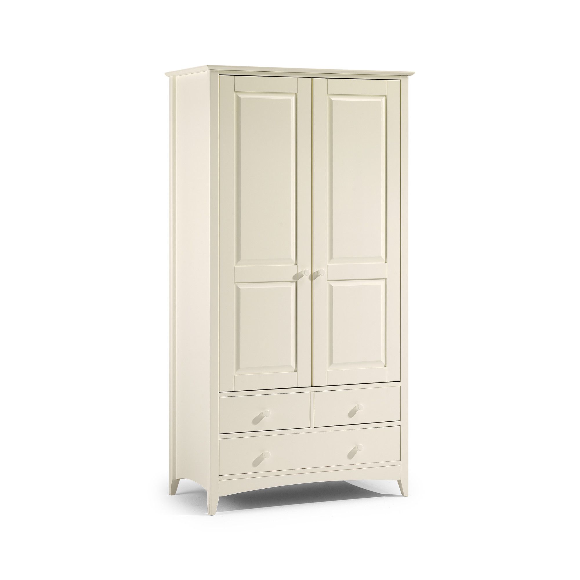 Julian Bowen Cameo Combination Wardrobe in Off White Lacquer at Tescos Direct