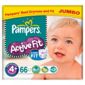 Pampers Active Fit Jumbo Maxi+ 66