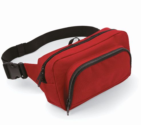 Image of Bagbase 2.5l Organiser Waistpack Bag Red