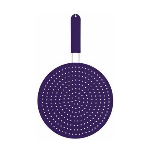 Image of Kitchen Craft Colourworks Silicone Splatter Screen, 28cm, Purple