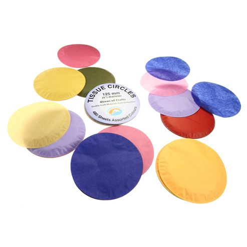 Image of Tissue Circles 125mm (5 Inch)