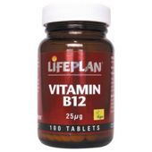 Lifeplan B12 25Mcg Tablets 100 Tablets