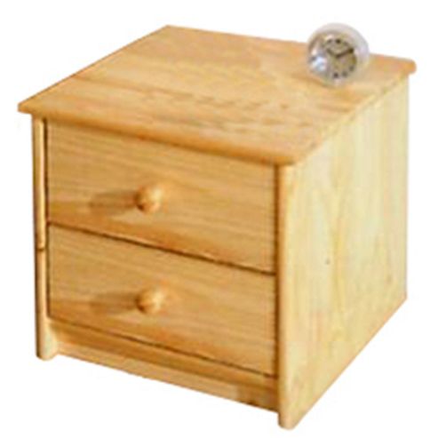 Image of Two Drawer / Bedside Table - Pine