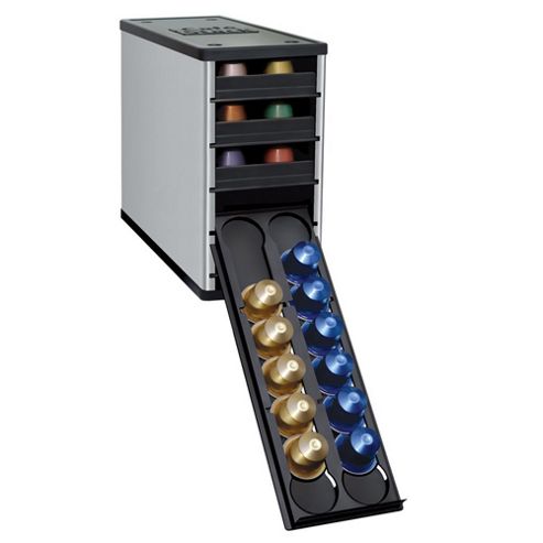 Image of Youcopia Cafe Coffee Capsule Stack, Aliminium