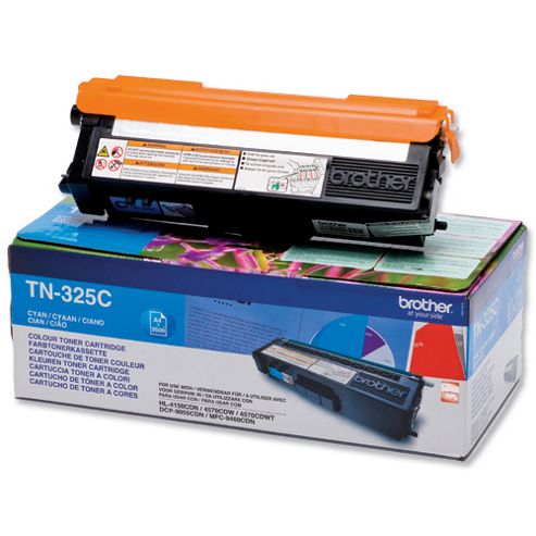 Image of Brother Tn-325c Toner Cartridge - Cyan