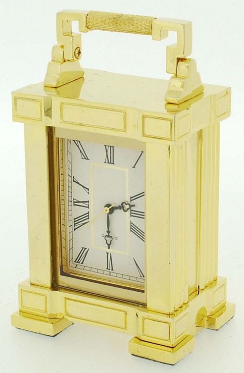 Image of Imperial Clocks French Mantel With Handle Clock