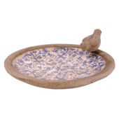 Fallen Fruits Ceramic Bird Bath