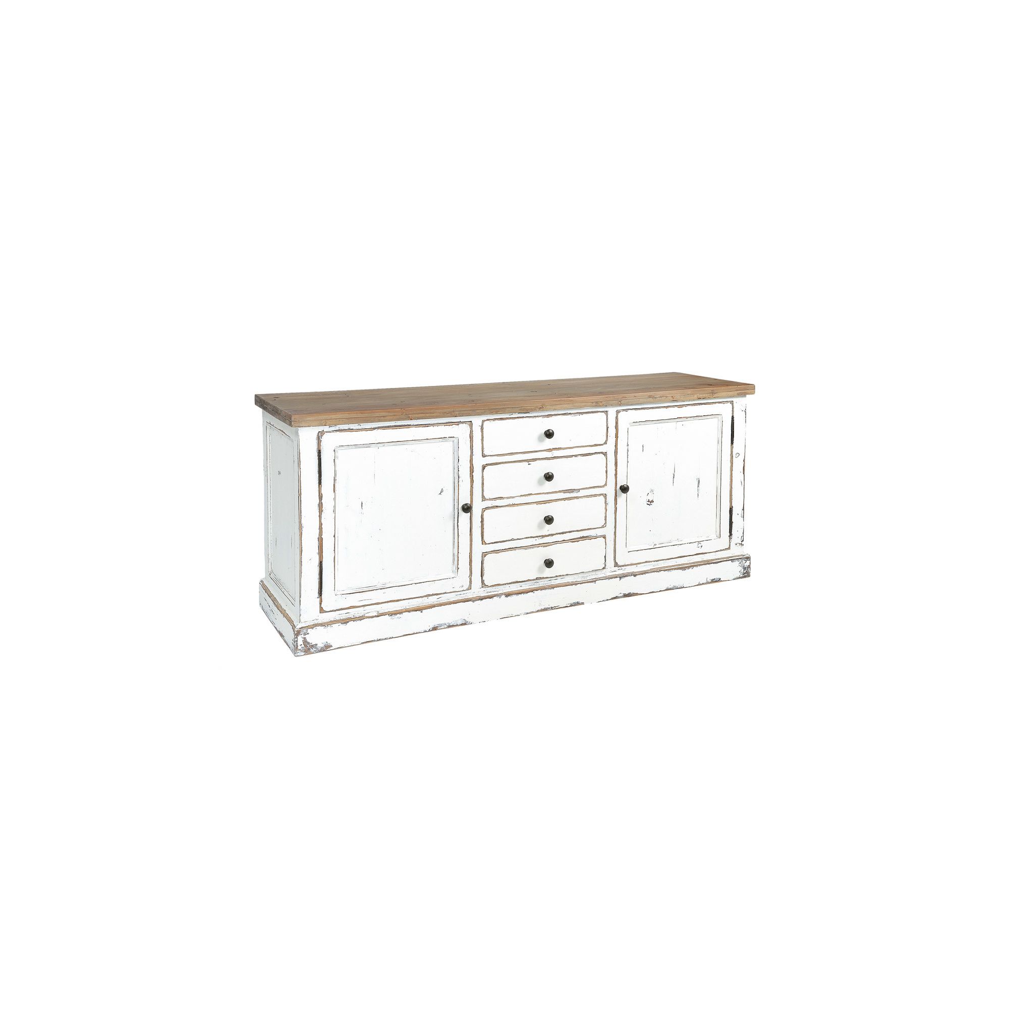 Rowico Aspen Sideboard - White Distress Painted at Tesco Direct