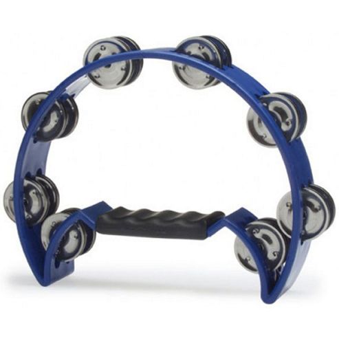 Image of A-star Tab-2 Half Moon Tambourine - Blue