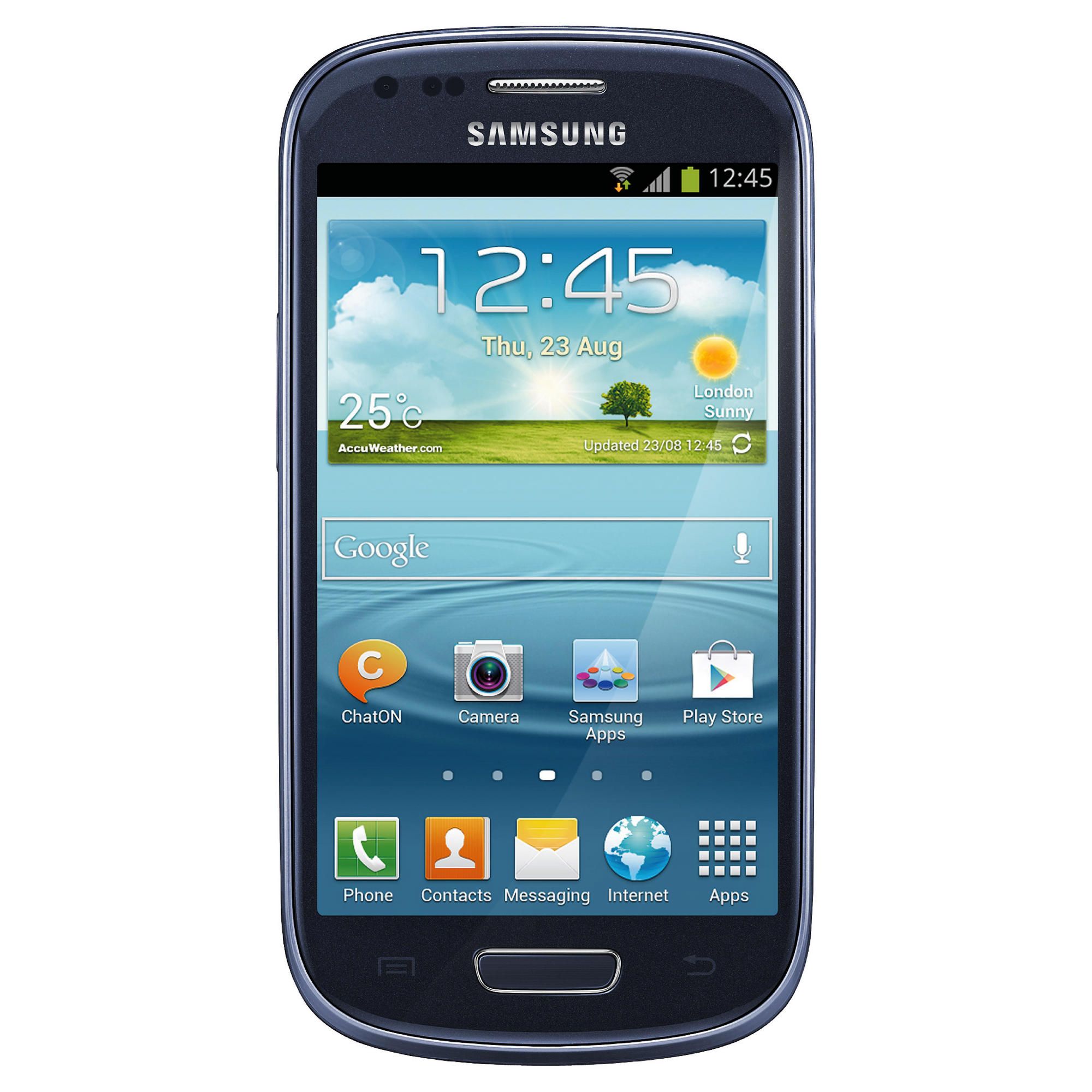 Tesco Mobile Samsung Galaxy SIII Mini Blue at Tesco Direct