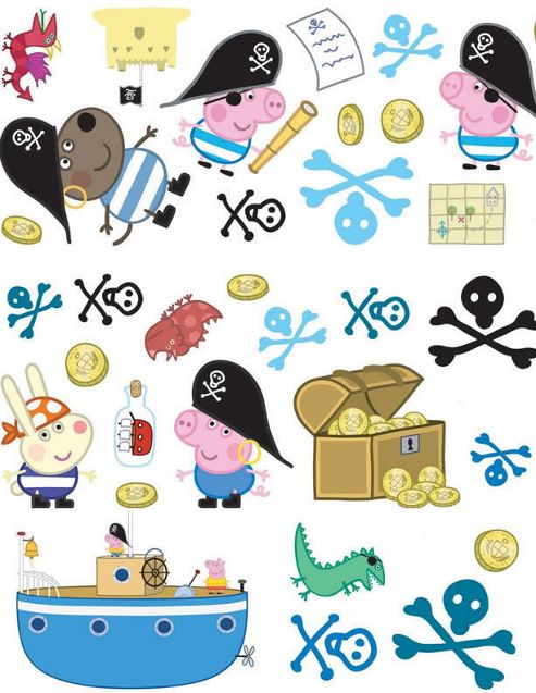 Image of Peppa Pig Wall Stickers - George