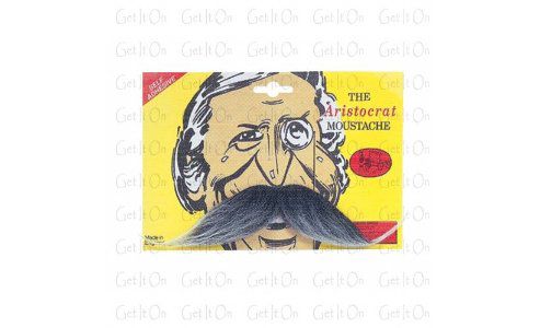 Image of Aristocrat Moustache - Grey