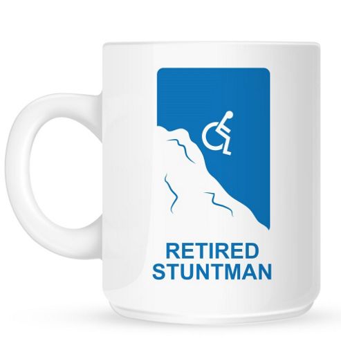 Image of Retired Stuntman 10oz Ceramic Mug
