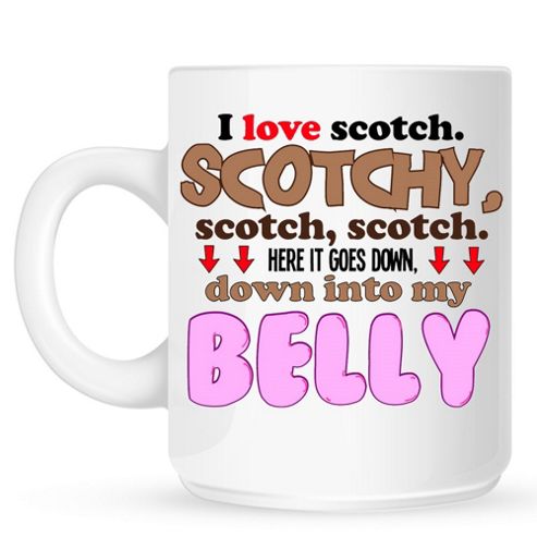 Image of I Love Scotch 10oz Ceramic Mug