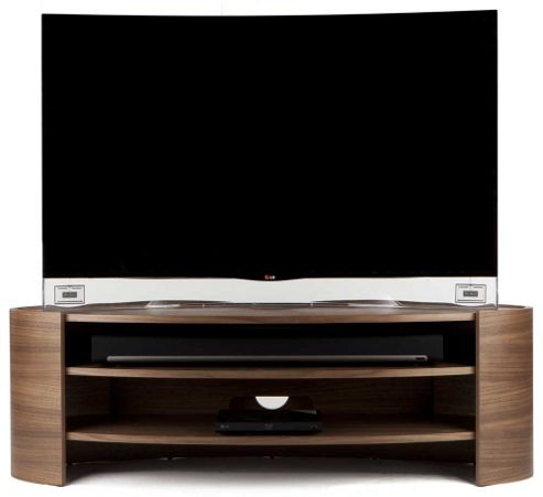 Image of Tom Schneider Elliptic 1400 Walnut Tv Stand