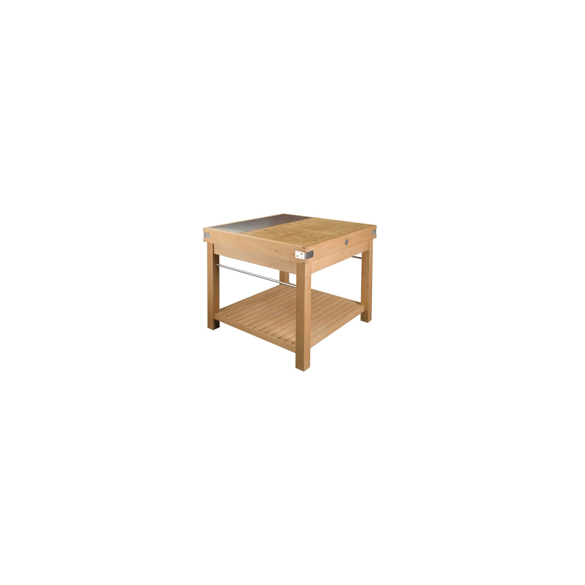 Chabret Kitchen Island Block - 90cm X 120cm X 120cm at Tesco Direct