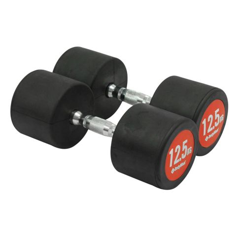 Image of Bodymax Pro V3 Rubber Dumbbells - 12.5kg