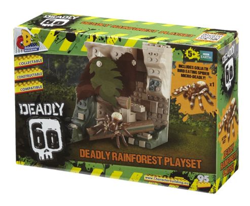 Image of Deadly 60 Deadly Rainforest Playset With Goliath Spider