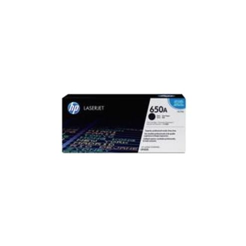 Image of Hp 650a Black Smart Print Cartridge (yield 13,500 Pages) For Hp Colour Laserjet Enterprise Cp5525